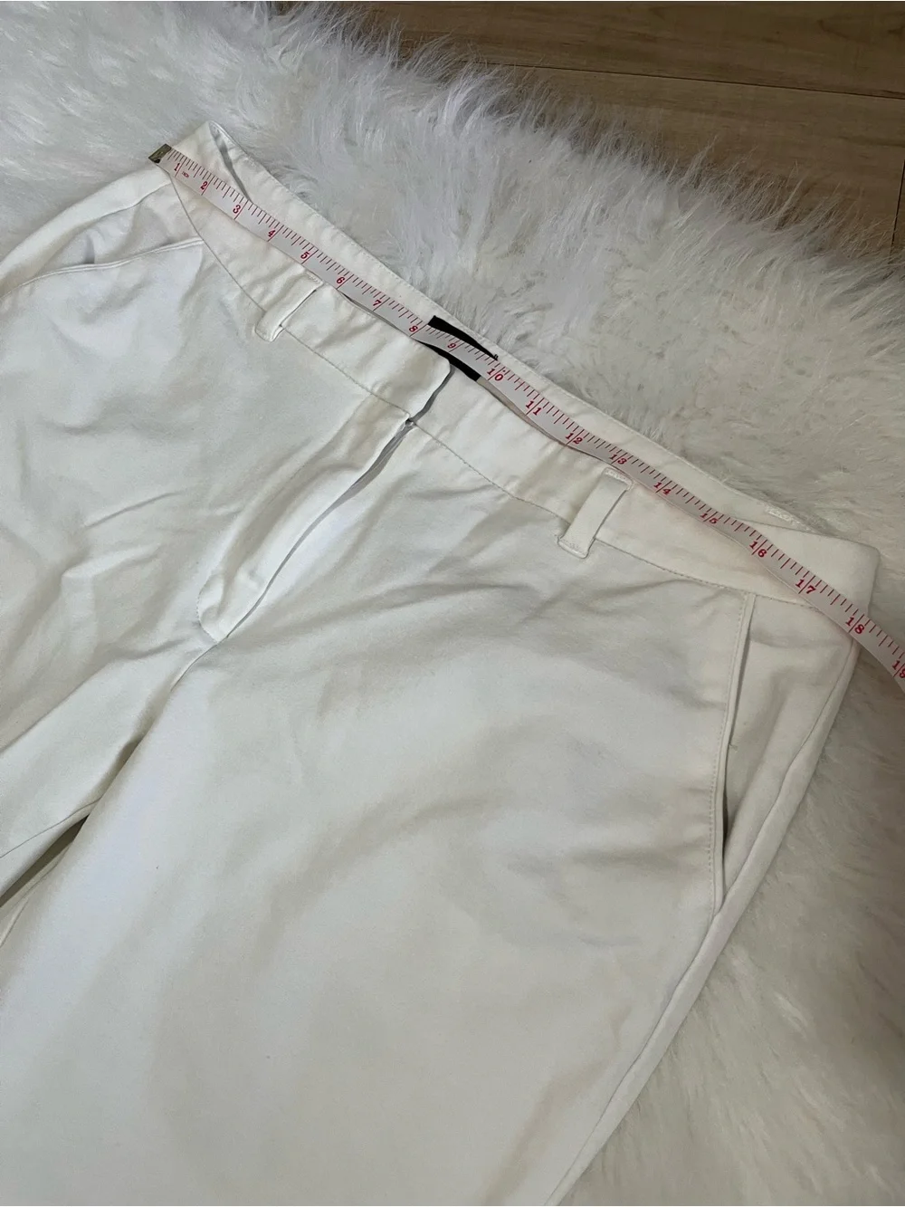 The Boot Cream White Bootcut Dress Pants Trousers - Size 12